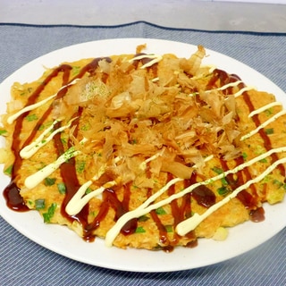 獄激辛やきそばのモダン焼き風